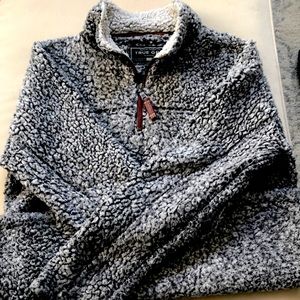 True Grit 3/4 zip fleece frost